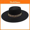 Classic British Wool Felt Hat With Wide Brim For Men Women Outdoor Sun Protection