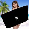 Hot Singer K-Kanye W-West Microfiber Printed Beach Towel Mountain Climbing Yoga Beach Swimming Running Absorbent Soft Towel