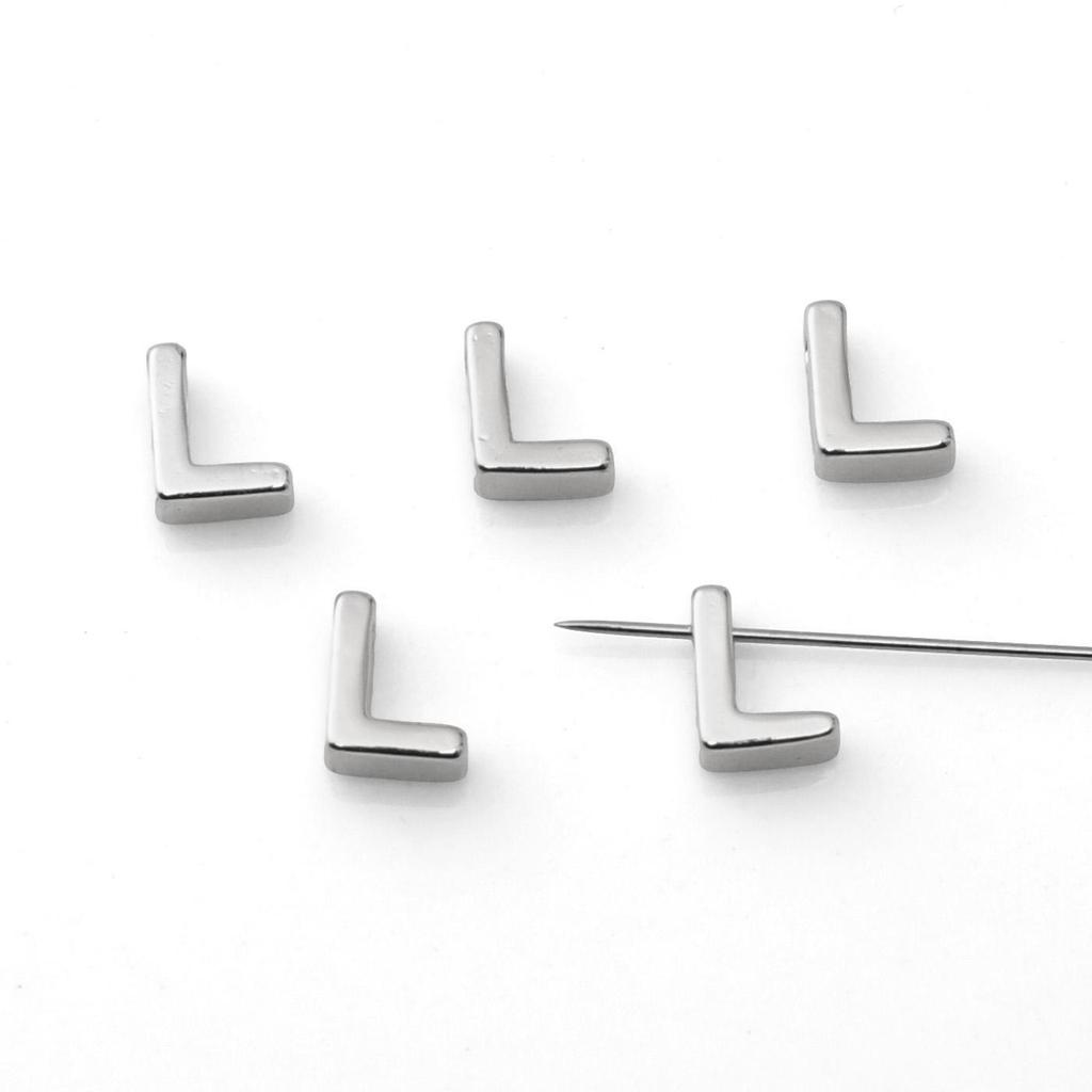 Mini Ciondolo Lettera Inglese in Rame per Creazione Gioielli Fai da Te Componenti Accessori