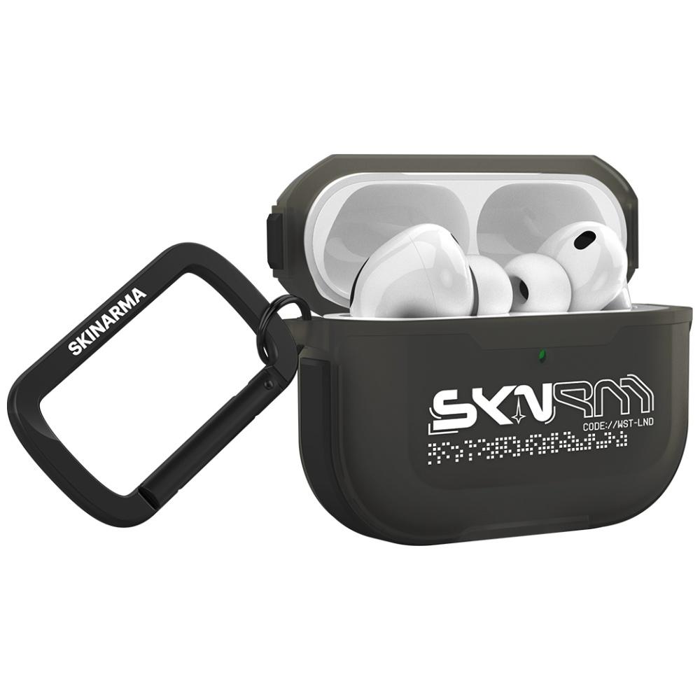 Funda Skinarma Kinzoku para AirPods Pro 3   ahumado