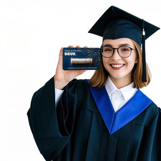 Graduation Money Holder Class of 2025 Congrats Grad Cash Holder with Plastic Cover Graduation Gift Card