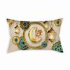 Moslem Home Decoration Eid Mubarak Ramadan Festival Mosuqe Doctrine Calligraphy Art Sofa Pillow Case Linen Cushion Cover
