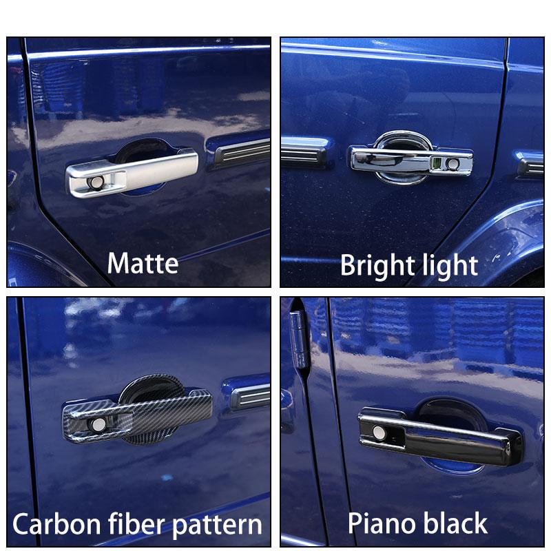 Car Outer Door Handle Decorate Door Bowl Protection Trim Cover for Mercedes-Benz G Class W463 W464 G65 G350 - Auto