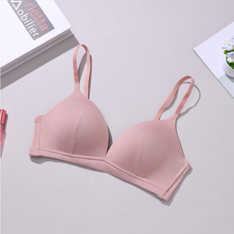 Traceless sexy deep underwire bra women's underwear small breasts gathered women's autumn breathable