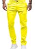 Oufier Men's Straight Leg Trousers Casual Summer Basic Cotton Pants