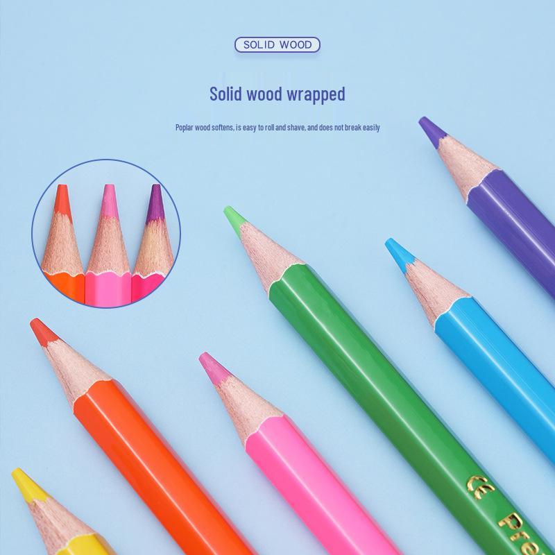 Spot Double-Ended 24-Color Children’s English Version Colored Pencils for Art & Studio Coloring