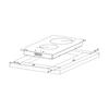 AKPO PKA 30 830/2 ceramic plate white