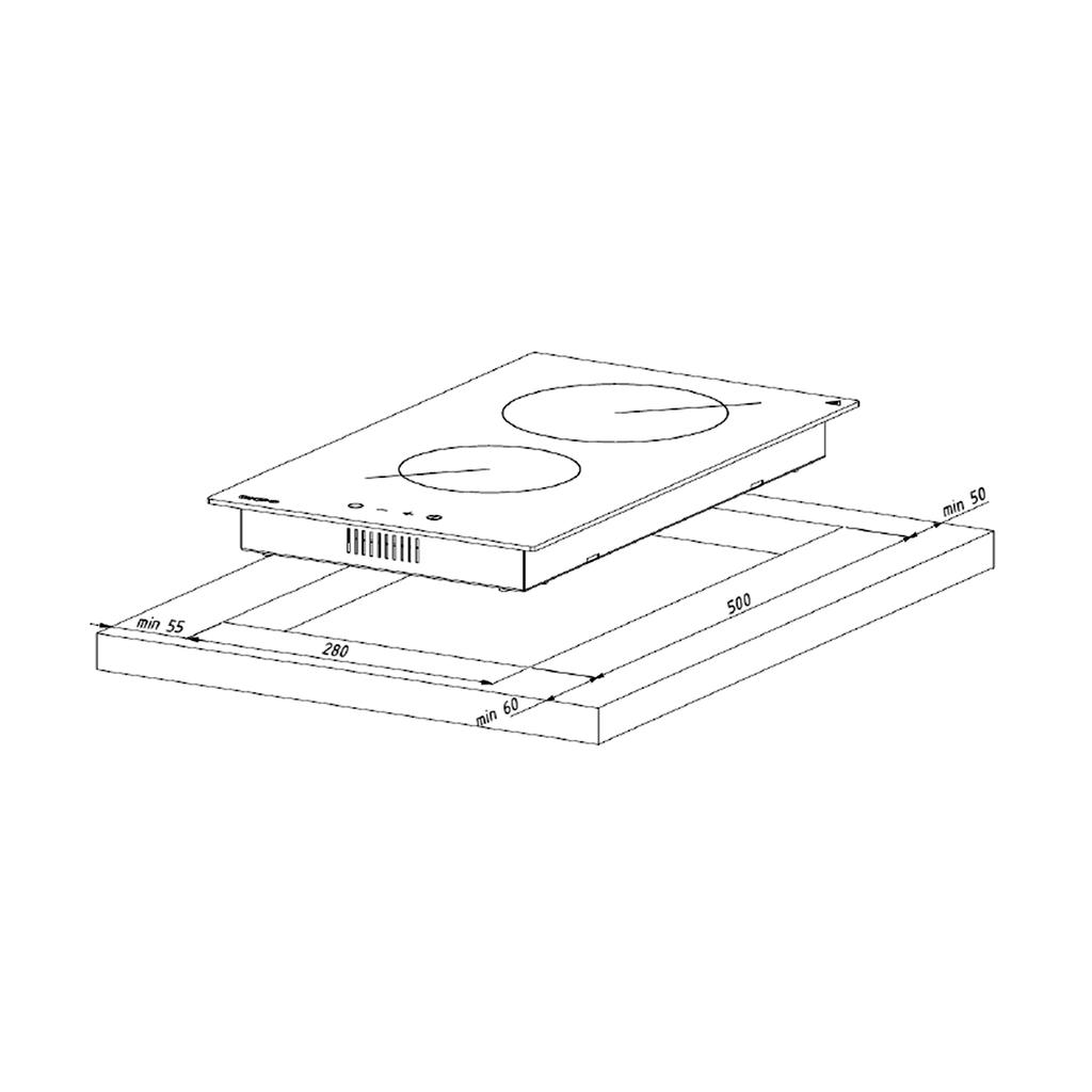 AKPO PKA 30 830/2 ceramic plate white