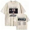 Retro Gewaschen Shakira LMYNL Welttournee 2026 T-Shirts Las Mujeres Ya No Lloran Doppelseitiger Druck T-Shirt Herren Damen Oversized T-Shirts