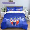 Club Atlético Atlante  Pattern Bedding Quilt Set  Home Decoration  Gift (1 * duvet cover + 2 * pillowcase  without core)