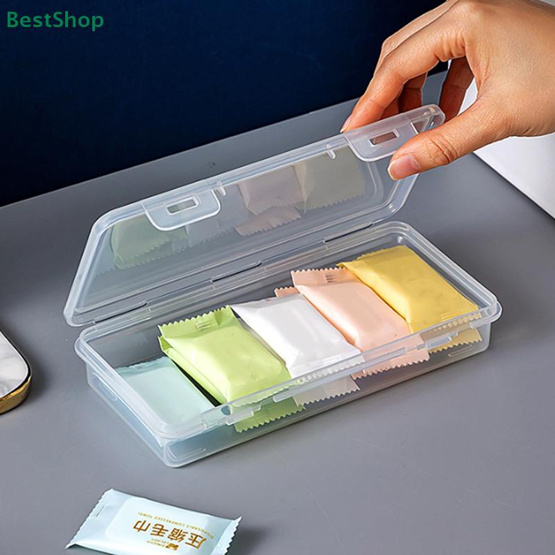 Multifunctional Transparent Shaver Storage Box,Portable Organizing Container Travel Accessories
