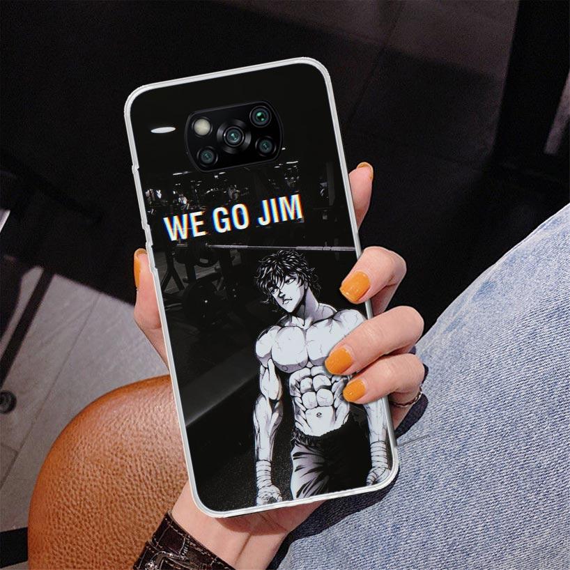 Baki the Grappler Original Anime Phone Case For Xiaomi Poco X7 X6 X5 Pro F7 Ultra Redmi 15C 15 13C 13 12C 12 10 10A 10C 9 9A 9C