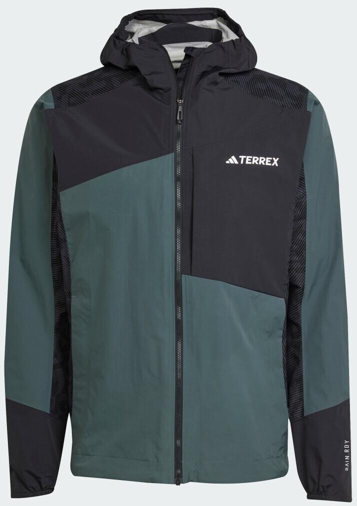 Куртка Adidas TERREX Xperior Hybrid RAIN.RDY Rain Jacket Legend Ivy / Black (JD8340)