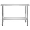 VidaXL Kitchen Work Table 120x60x85 Cm Stainless Steel 51190