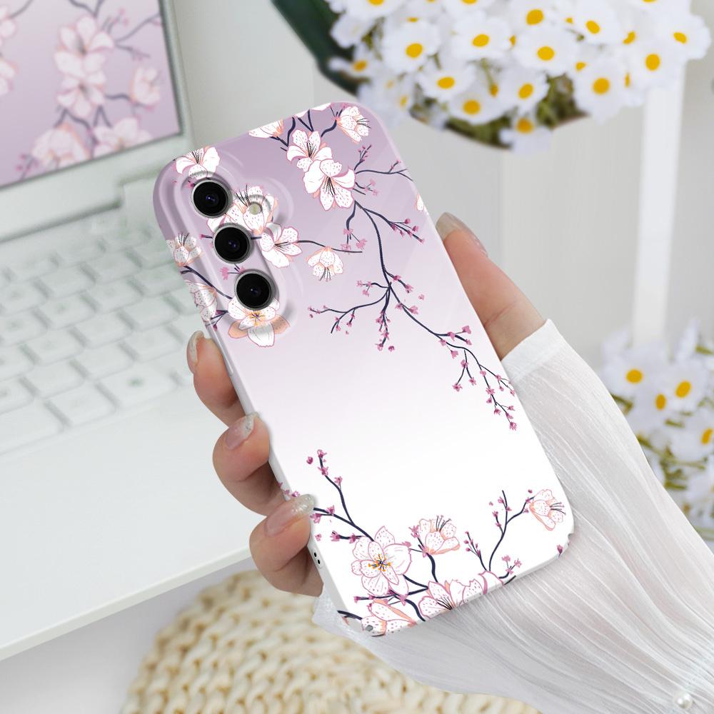 Pretty Wintersweet Phone Case For Samsung Galaxy S25 S24 S23 S22 S21 S20 Plus Ultra FE 5G Film Hard Cover