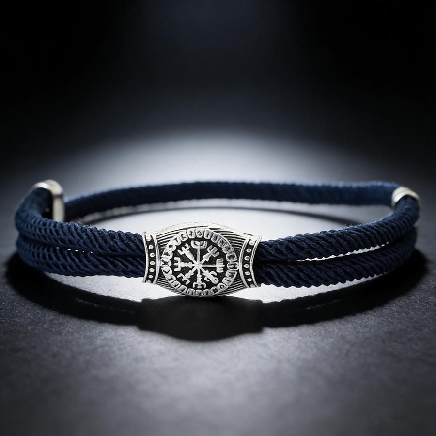Unique Men Viking Bracelet Grade A 4mm String 7 Colors Available Sports Sweatrope Braslet Boyfriend Accessories Healing Braclet