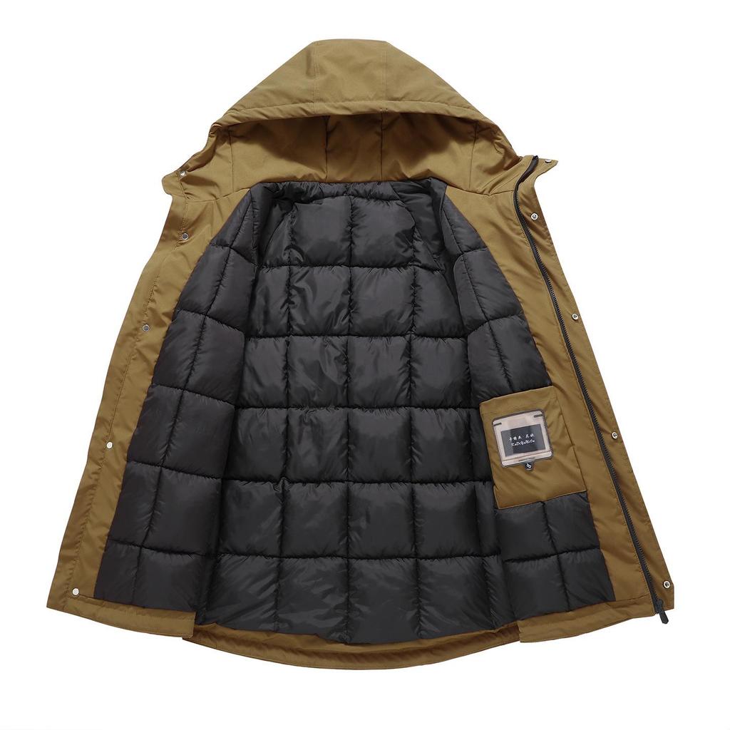 Veste d'hiver épaisse en coton pour homme grande taille 2025 - Vêtement d'extérieur chaud, protection contre le froid