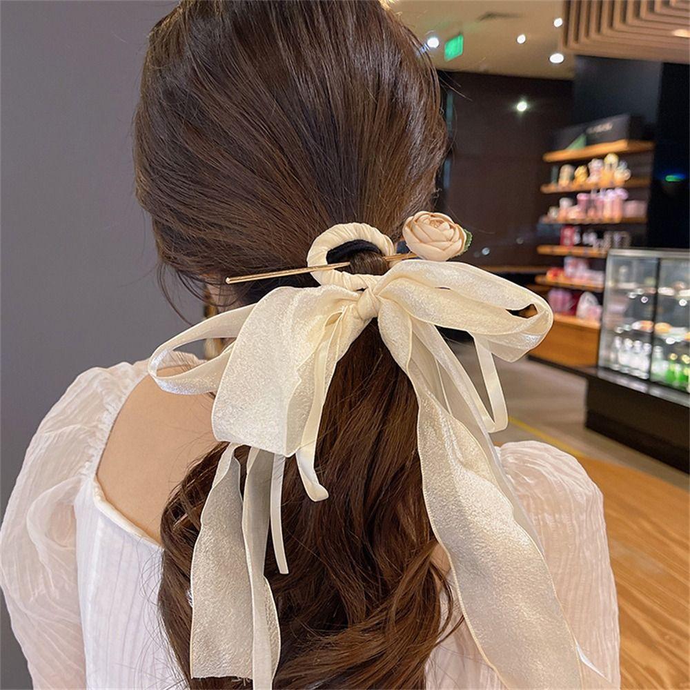 

Women Vintage Metal Hair Sticks Headwear Chopstick Hairpins Hair Ribbon