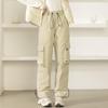 Women's High-End Winter Goose Down Cargo Pants - Windproof Ski Outerwear 2025