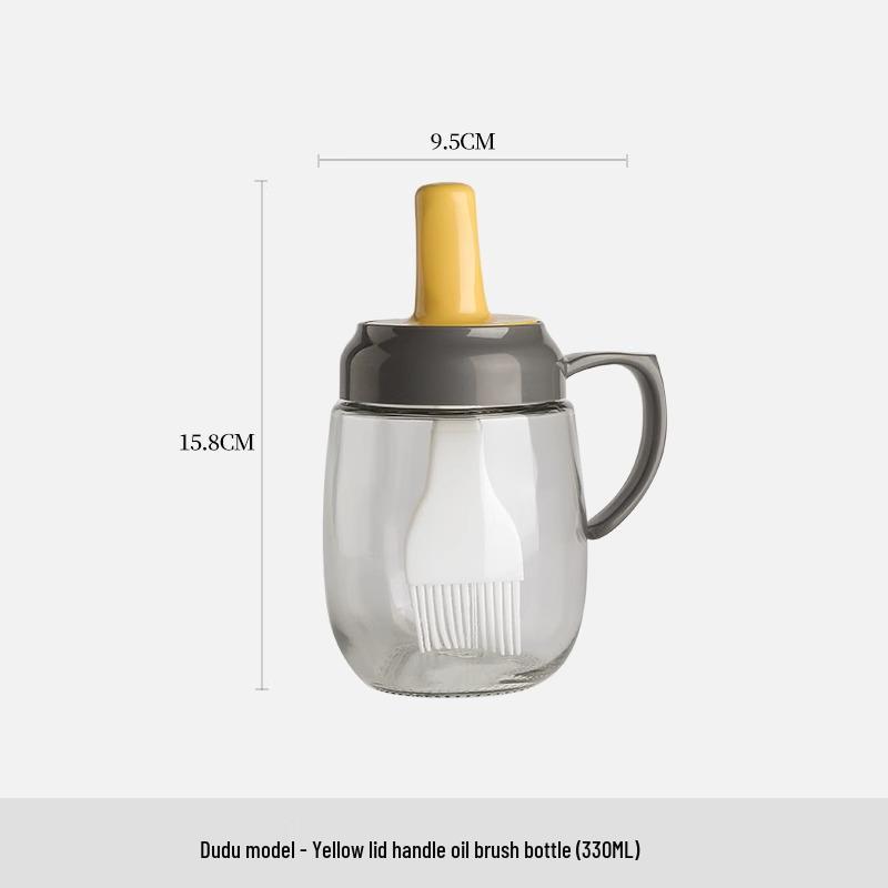 

Интегрированный набор кисточки и бутылки для силиконового масла с высокой термостойкостью для кухни и барбекю