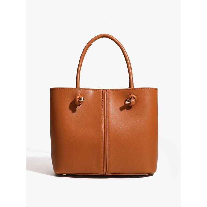 ZA Household Bag Women's 2025 New Bucket Niche Design Black Casual Portable Cross-body High-quality Texture