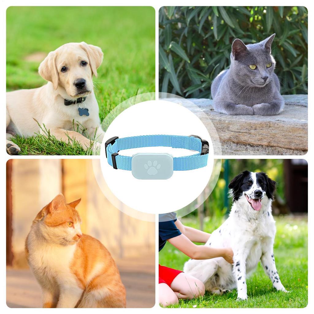 GPS Cat Trackers Collar Safety Protection Anti Lost Pet Kitten Tracking Cat Collar Pet Kids Keys Pets Dog Locator Supplies