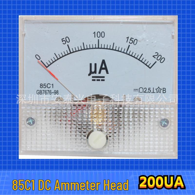 85C1 DC Zeiger-Amperemeter: 50mA-10A Bereich