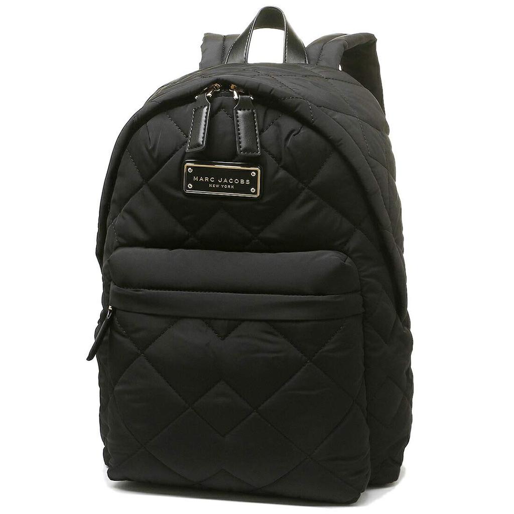 Marc Jacobs CROSBYQUILT BACKPACK M0011321 A4 Size 001 BLACK Women's (1) [Used]