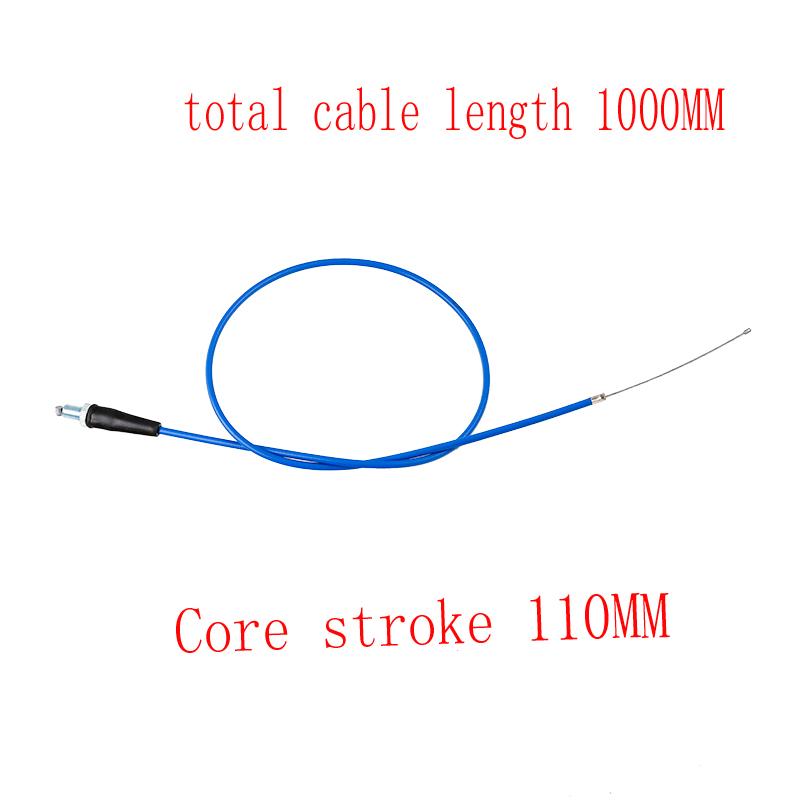 Universal Motorcycle 1000MM/1200MM Straight Head Gas Throttle Cable For SX EXC TC TE KXF CRF YZF WR YZ RM ATV Dirt Pit Bike MX Throttles 2