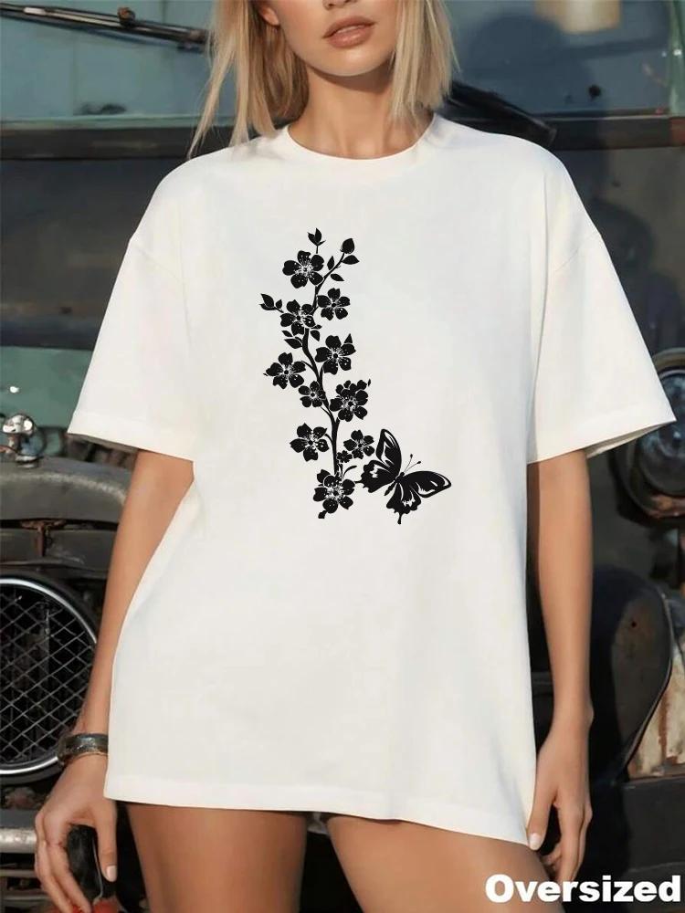 

Womens Tshirts Summer Cotton Casual ONeck Short Sleeve Outdoor Sports Jogging Women Clothes 2026 Best Seller Printed Tees Tops 4XL