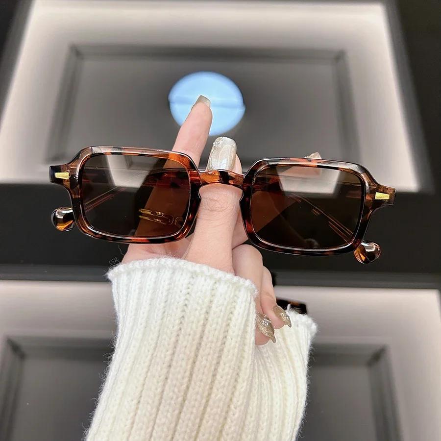 Retro Square Sunglasses Women Men Vintage Brand Designer Sun Glasses Fashion Driver Shades Mirror Lens