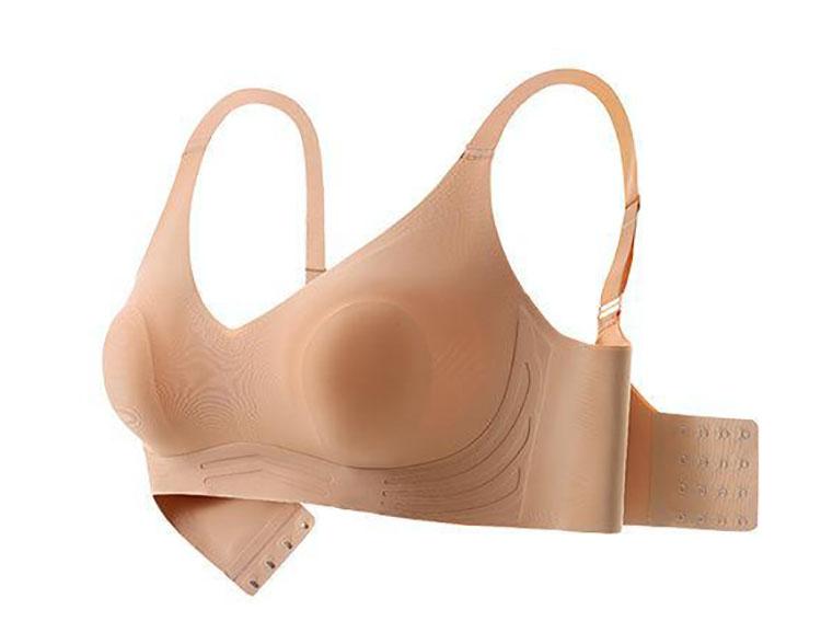 

Плюс размер женский бюстгальтер-минимайзер беспроводной бюстгальтер удобное тонкое нижнее белье собранный бюстгальтер без косточек пуш-ап топ XXXXXXL хаки