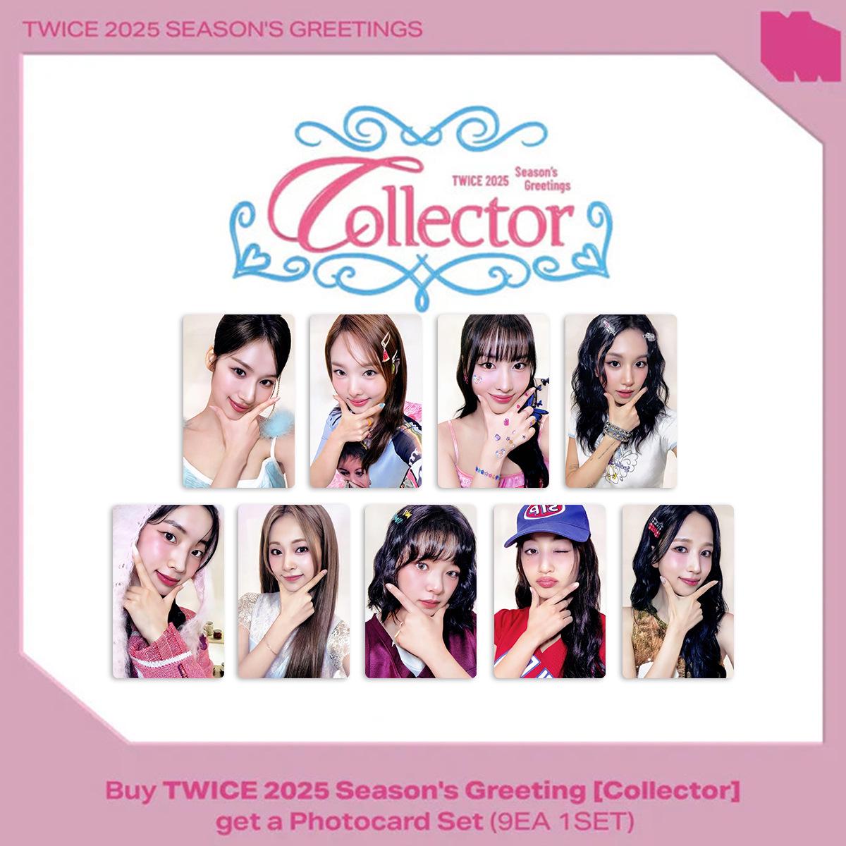 TWICE 2025 Season s Greetings Calendar & Photocard Collector Set for ONCE Fans