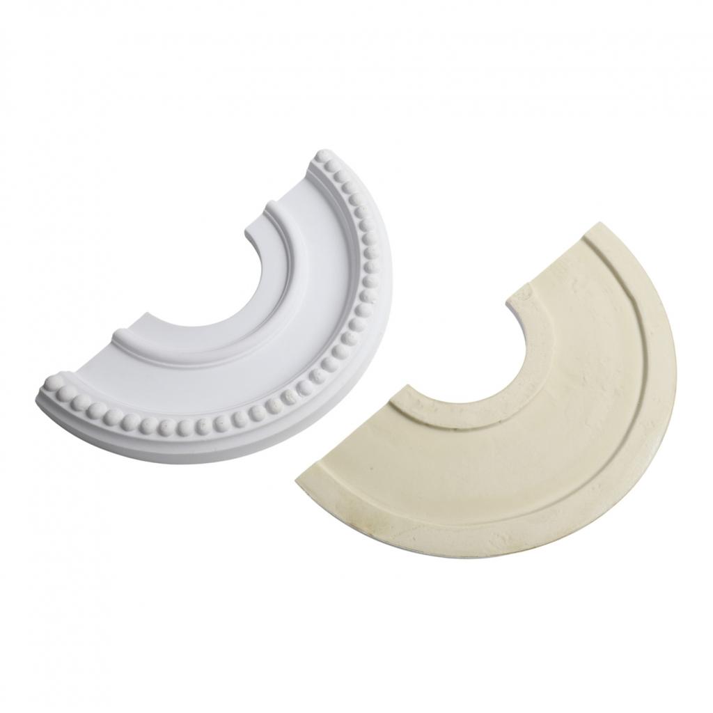 Round Ceiling Medallion PU Light Fixture Cover for Chandeliers and Fans