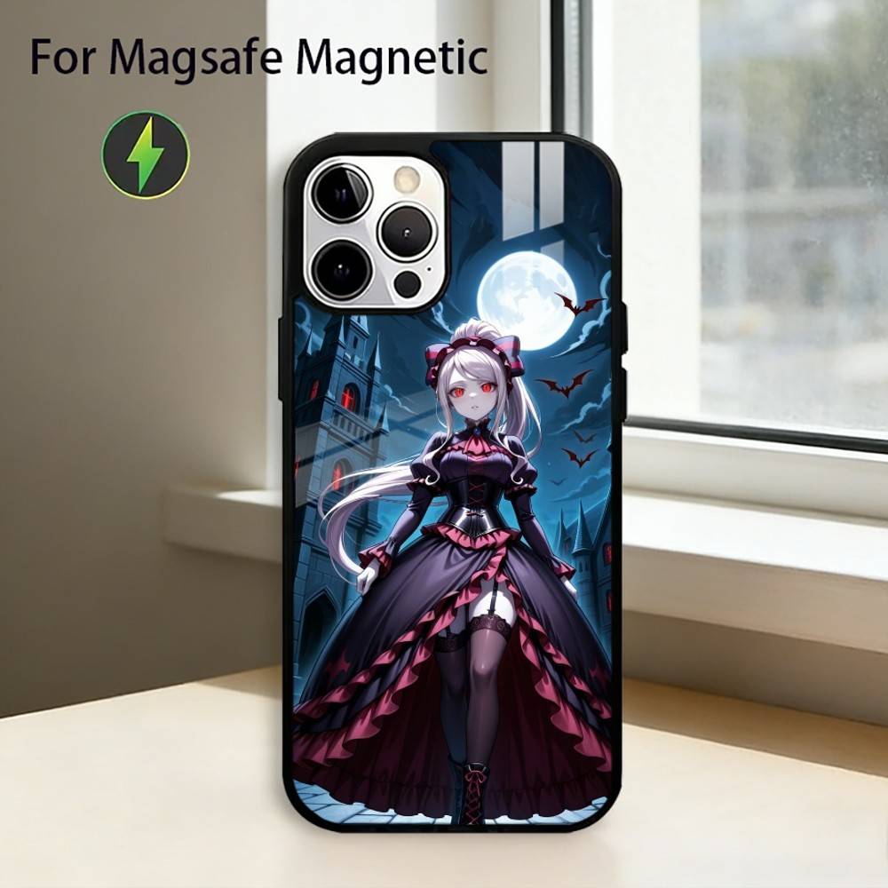 A-Anime O-Overlord Phone Case For iPhone17,16,15,14,13,12,11 Plus,Pro Magnetic For Magsafe Wireless Charging