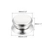 uxcell Universal Pot Lid Knobs, Stainless Steel Replacement Knobs, 62x56x28mm, for Pot Lids, Pack of 4