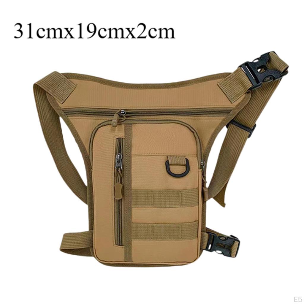 Pánská pasová taška Fanny Pack Nastavitelný popruh Dekorace Multifunkční přenosná kabelka Drop Leg for