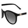 Dior Logo Decorative Irregular Shape Sunglasses Women sunglasses Black 30MONTAIGNEMINI-R2F
