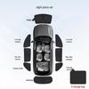 Compatible with Ideal L6-L9, MEGA, I6, I8 Car Window Sunshade: Heat Insulation & Privacy Curtain