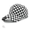 Casquette de Baseball à Carreaux Hommes Femmes Extérieur Voyage Protection Solaire Mode Ins Décontracté Chapeau Réglable