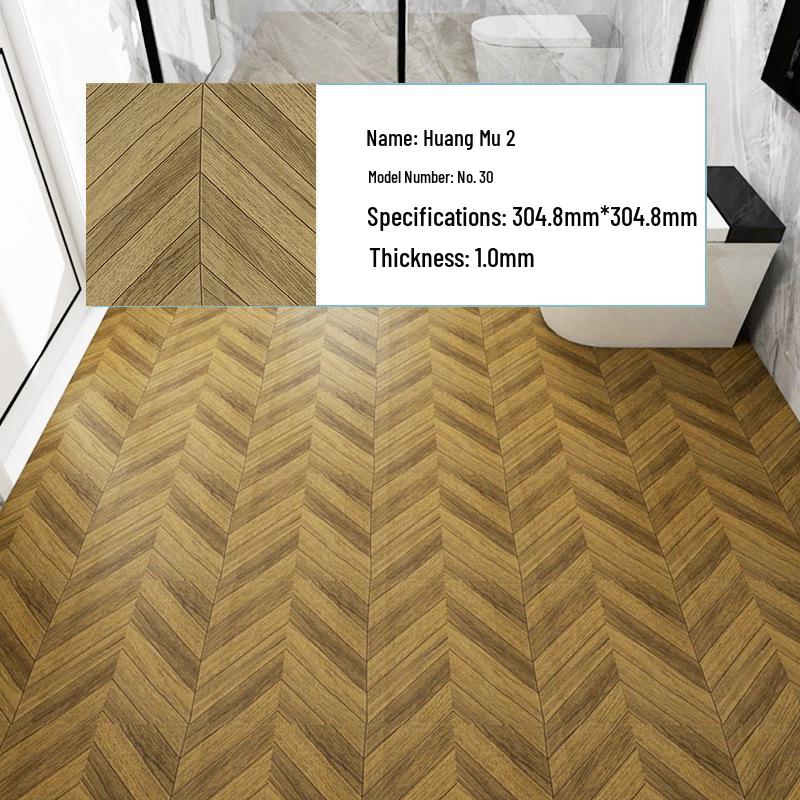 PVC Self-Adhesive Waterproof Stone Plastic Floor Sticker for Bathroom and Kitchen