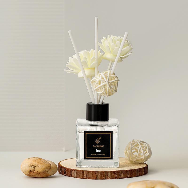 

Беспламенный ротанговый диффузор: Долговечный ароматерапевтический освежитель воздуха с эфирными маслами для дома и спальни Lily