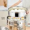 Jing Beier Stainless Steel Multi-layer Steamer