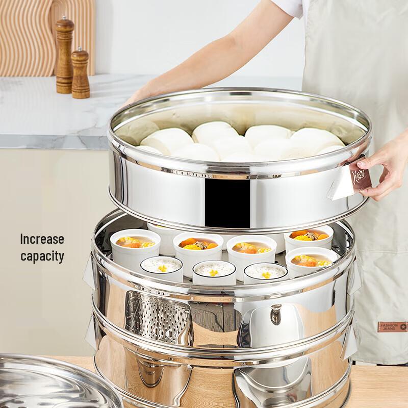 Jing Beier Stainless Steel Multi-layer Steamer