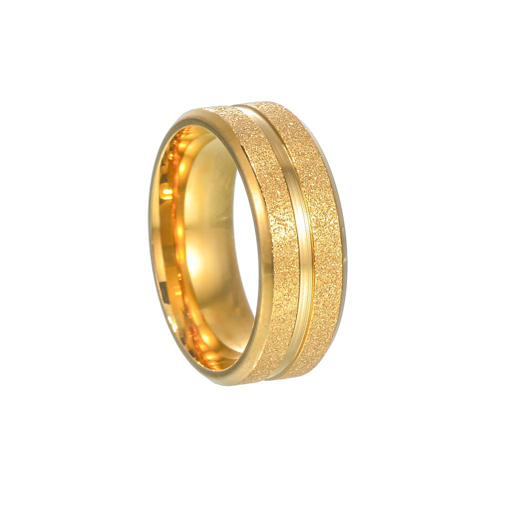 Simple 8mm  Men's Couple Black Titanium Ring Matte Finished Finger Ring Jewelry for Male Wedding Bands Gift