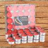 50 Pieces of Round Paraffin Wax Candle Romantic Layout Smokeless Wedding Lover Proposal Confession Smokeless Tea Wax Candle Jars