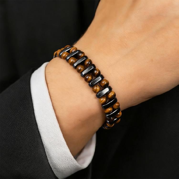 Unique Handcrafted Beaded Stretch Bracelet With Mixed Crystals Delicate Wristband For Protections And Wellness