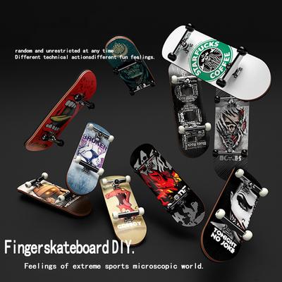 Fingerboard Toys Five Layer Maple Professional Mini Skateboard Fingerboards Educational  Party Favor Gift For Kids Boys Girl