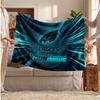 Philadelphia Eagles Flannel Blanket, Custom Name Text Personalized Soft Throw Blanket Home Decor Gift