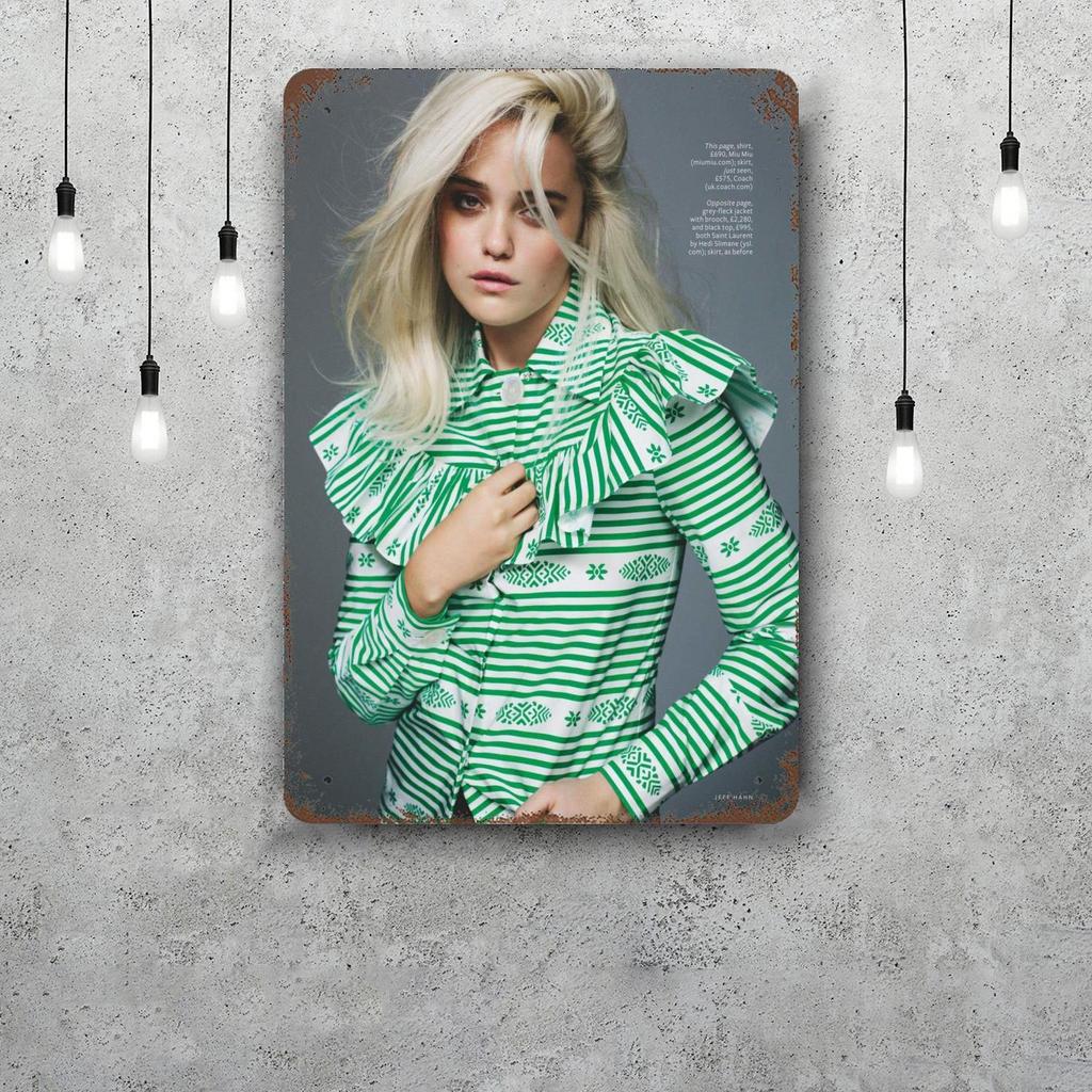 Sky Ferreira Retro Vintage Tin Sign Poster Decorative Plaque Metal Plate Wall Decor